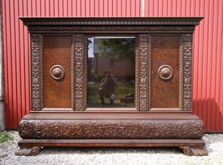 Neorenesansowa biblioteka dębowa z 1920 roku