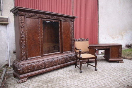 Komplet gabinetowy z 1920 roku, NEORENESANS 