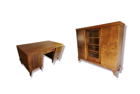 Komplet gabinetowy Art Deco z 1930 roku. 